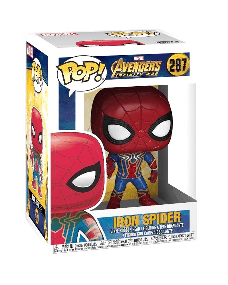 Funko POP Marvel - Infinity War - Iron Spider, caixa