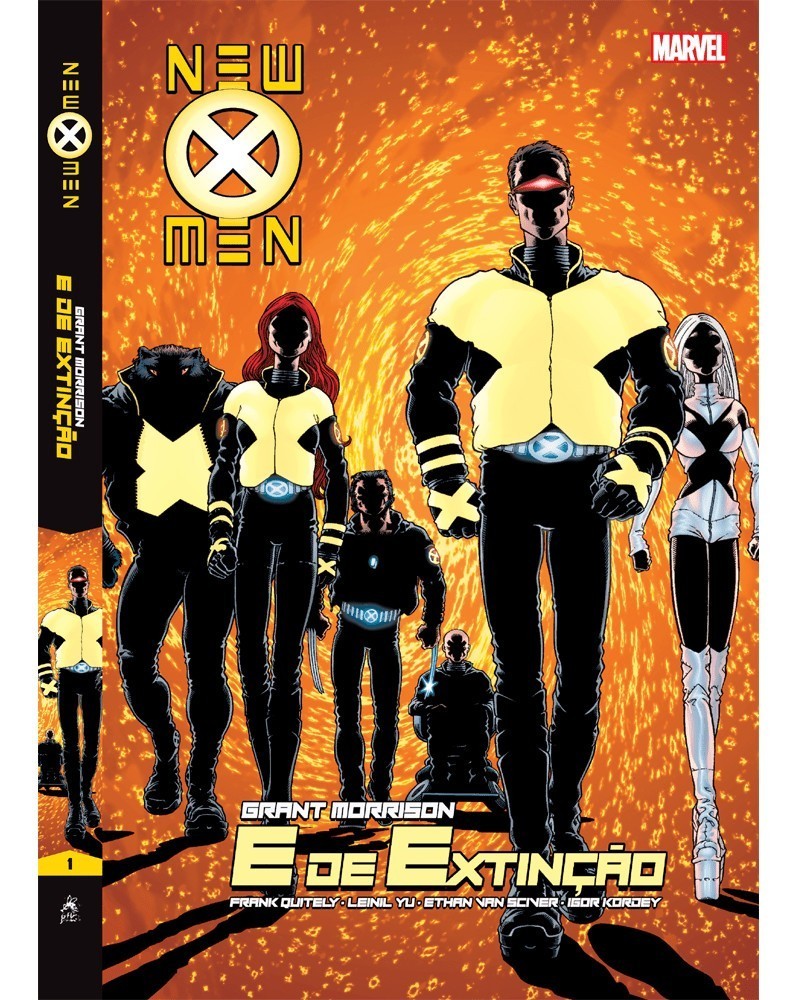 New X-Men Vol.1: E de Extinção, de Grant Morrison (Ed.Portuguesa, capa dura)