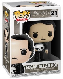 PREORDER! Funko POP Icons - Edgar Allan Poe (with Skull), caixa