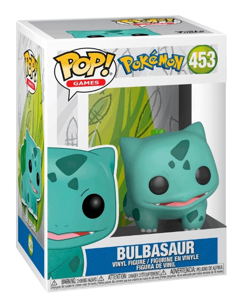 Funko POP Games - Pokémon - Bulbasaur, caixa