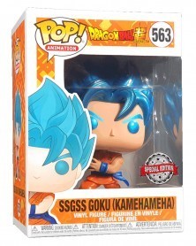 Funko POP Anime - Dragonball Super - SSGSS Goku (Kamehameha), caixa