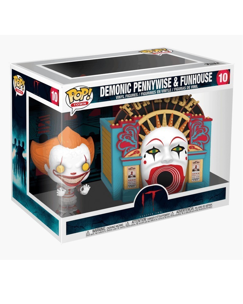 Funko POP Movies - IT 2 - Demonic Pennywise With Funhouse, caixa