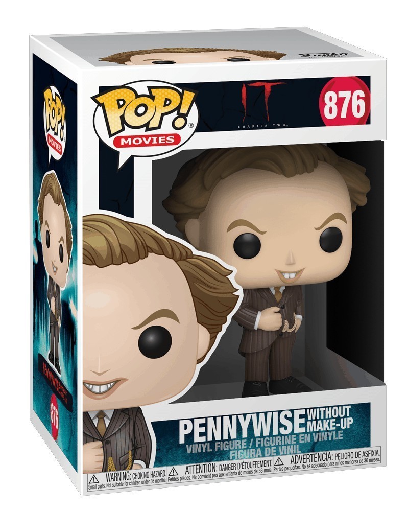 Funko POP Movies - IT 2 - Pennywise (Without Make-Up), caixa
