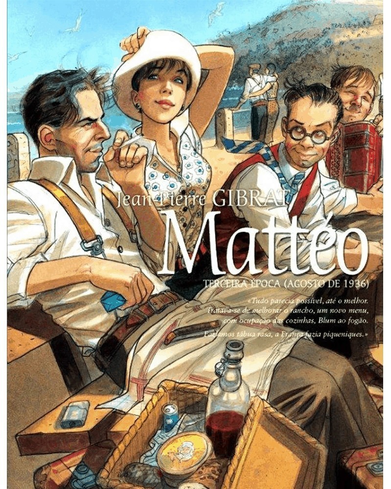 Mattéo: Terceira Época (Agosto 1936), de Gibrat, capa