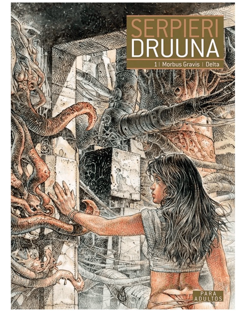 Druuna vol.1: Morbus Gravis/Delta  (Capa Dura), capa
