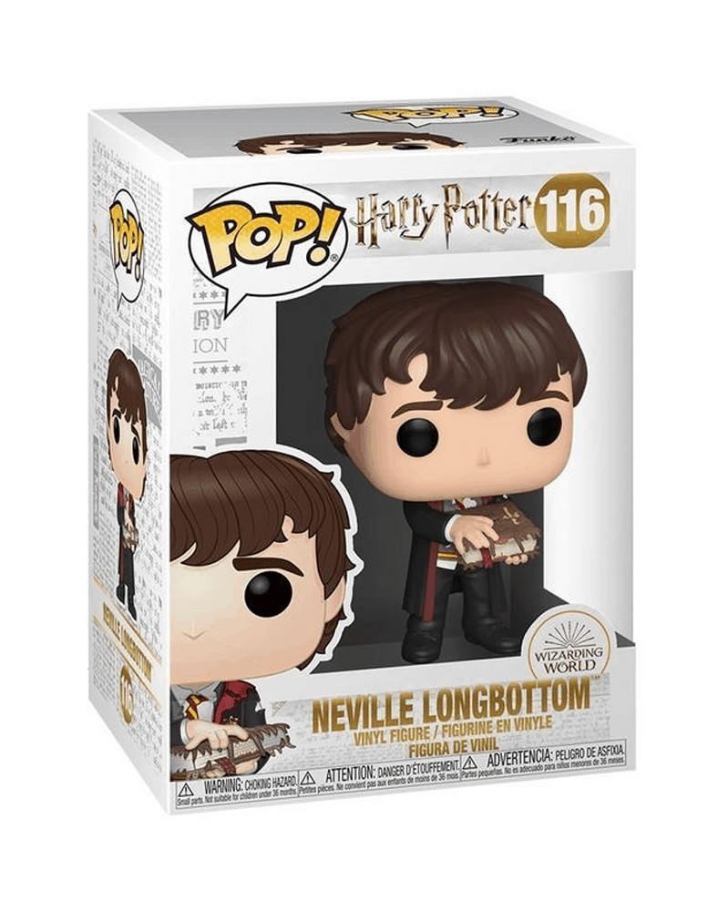 Funko POP Harry Potter - Neville Longbottom w/Monster Book, caixa