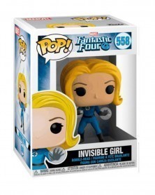 Funko POP Marvel - Fantastic Four - Invisible Woman, caixa