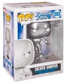 Funko POP Marvel - Fantastic Four - Silver Surfer, caixa