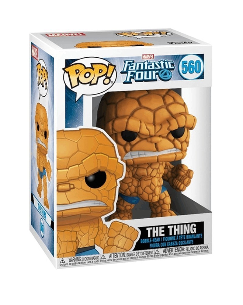 Funko POP Marvel - Fantastic Four - The Thing, caixa Funko POP Marvel - Fantastic Four - The Thing, caixa