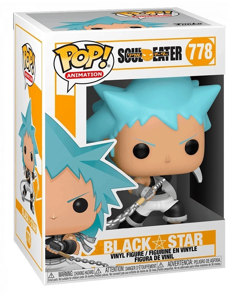 Funko POP Anime - Soul Eater - Black Star, caixa