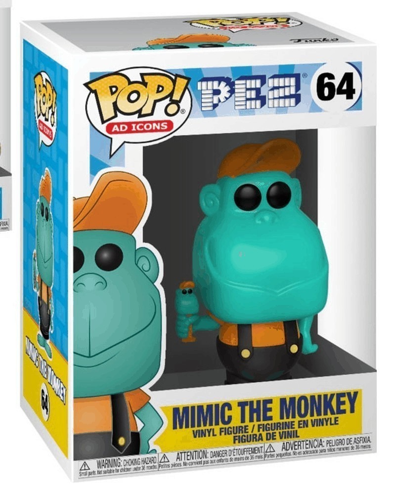 Funko POP Ad Icons - Pez - Mimic The Monkey, caixa