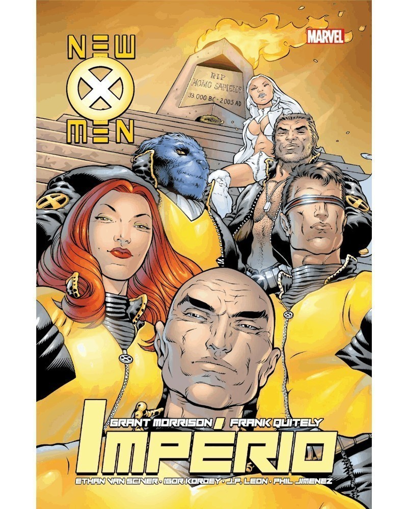 New X-Men Vol.2: Império, de Grant Morrison (Ed.Portuguesa, capa dura), capa