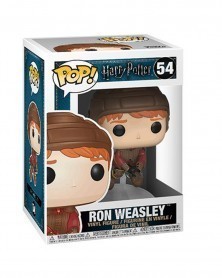 Funko POP Harry Potter - Ron Weasley on Broom, caixa