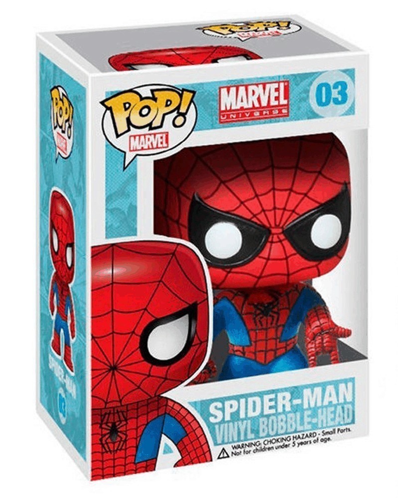 Funko POP Marvel - Spider-Man (03), caixa