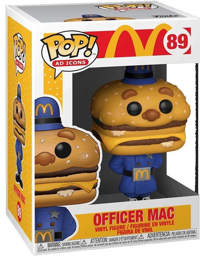 Funko POP Ad Icons - McDonald's - Officer Mac, caixa