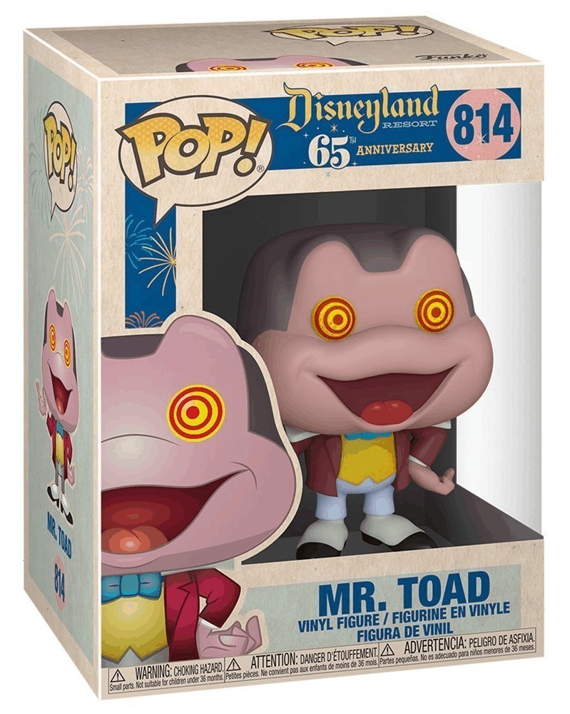 Funko POP Disneyland 65th Anniversary - Mr.Toad (w/Spinning Eyes), caixa
