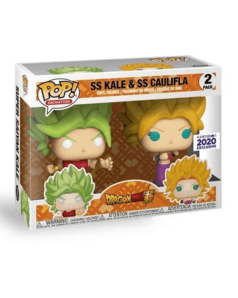 POP Anime - Dragonball Super - SS Kale & Kaulifla (Funimation Exclusive), caixa POP Anime - Dragonball Super - SS Kale & Kaulifla (Funimation Exclusive), caixa