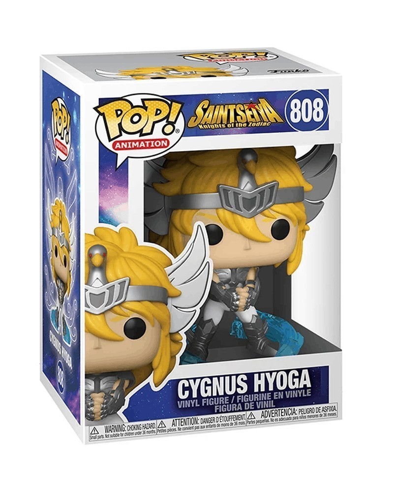 Funko POP Anime - Saint Seiya - Cygnus Yoga, caixa