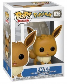 Funko POP Games - Pokémon - Eevee (Version 2 - 626), caixa
