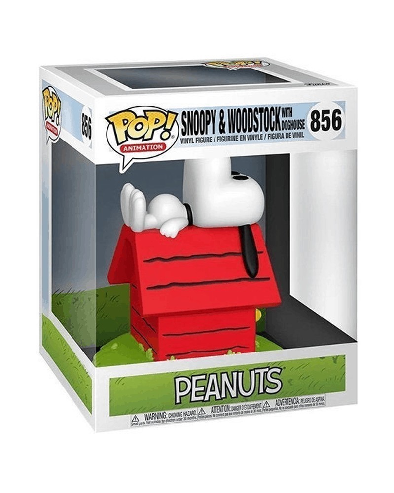 Funko POP Animation - Peanuts - Snoopy & Woodstock in Doghouse, caixa Funko POP Animation - Peanuts - Snoopy & Woodstock in Doghouse, caixa