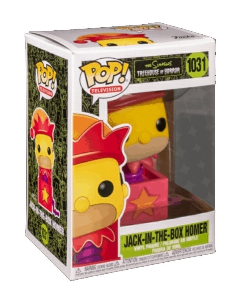 Funko POP TV - The Simpsons Treehouse of Horror - Jack-in-a-Box Homer, caixa