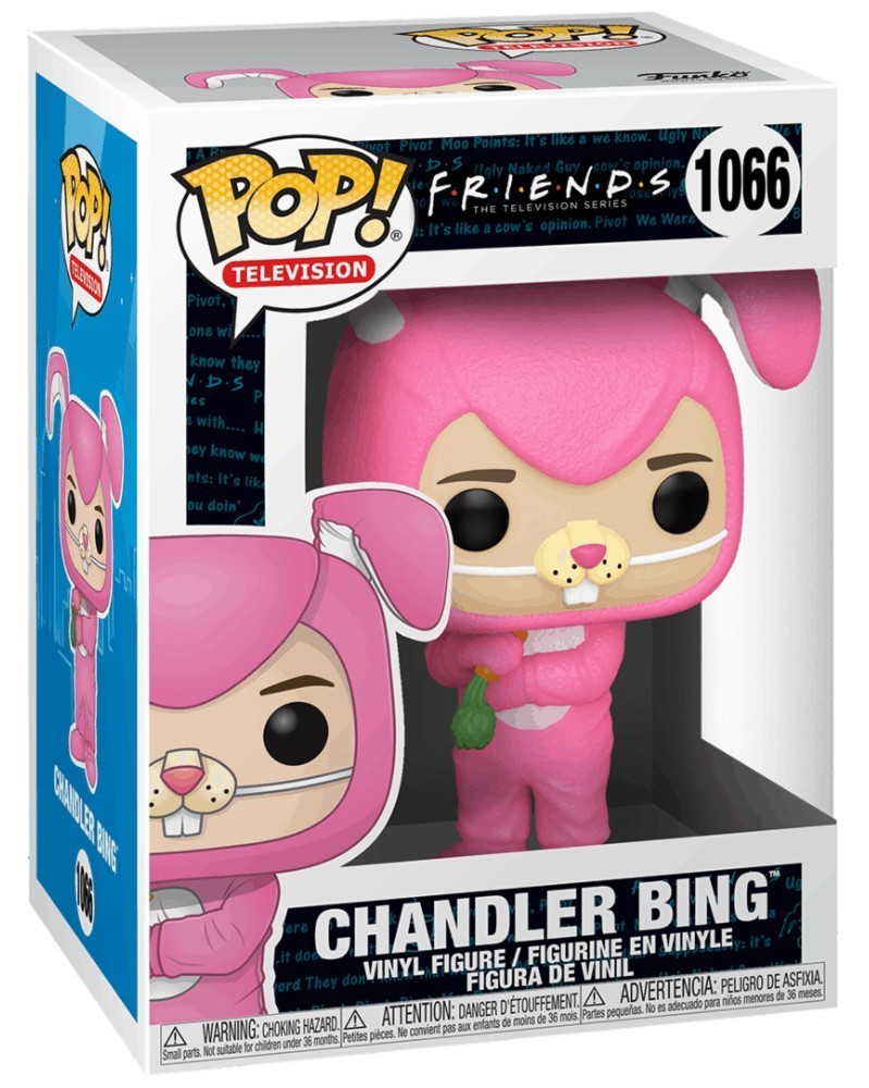 PREORDER! Funko POP TV - Friends - Chandler Bing (Bunny Suit), caixa