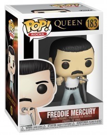 PREORDER! Funko POP Rocks - Queen - Freddie Mercury (Radio Gaga), caixa