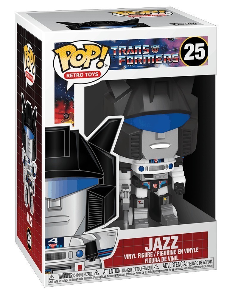 Funko POP Retro Toys - Transformers - Jazz, caixa