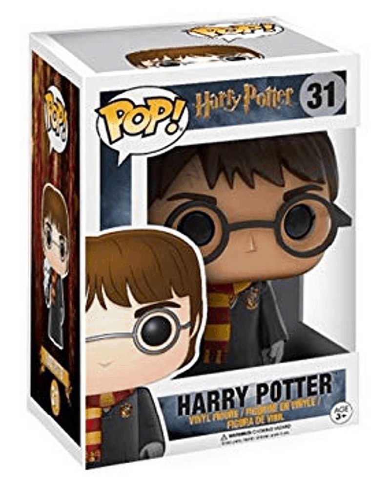 Funko POP Harry Potter - Harry Potter with Hedwig (31), caixa Funko POP Harry Potter - Harry Potter with Hedwig (31), caixa