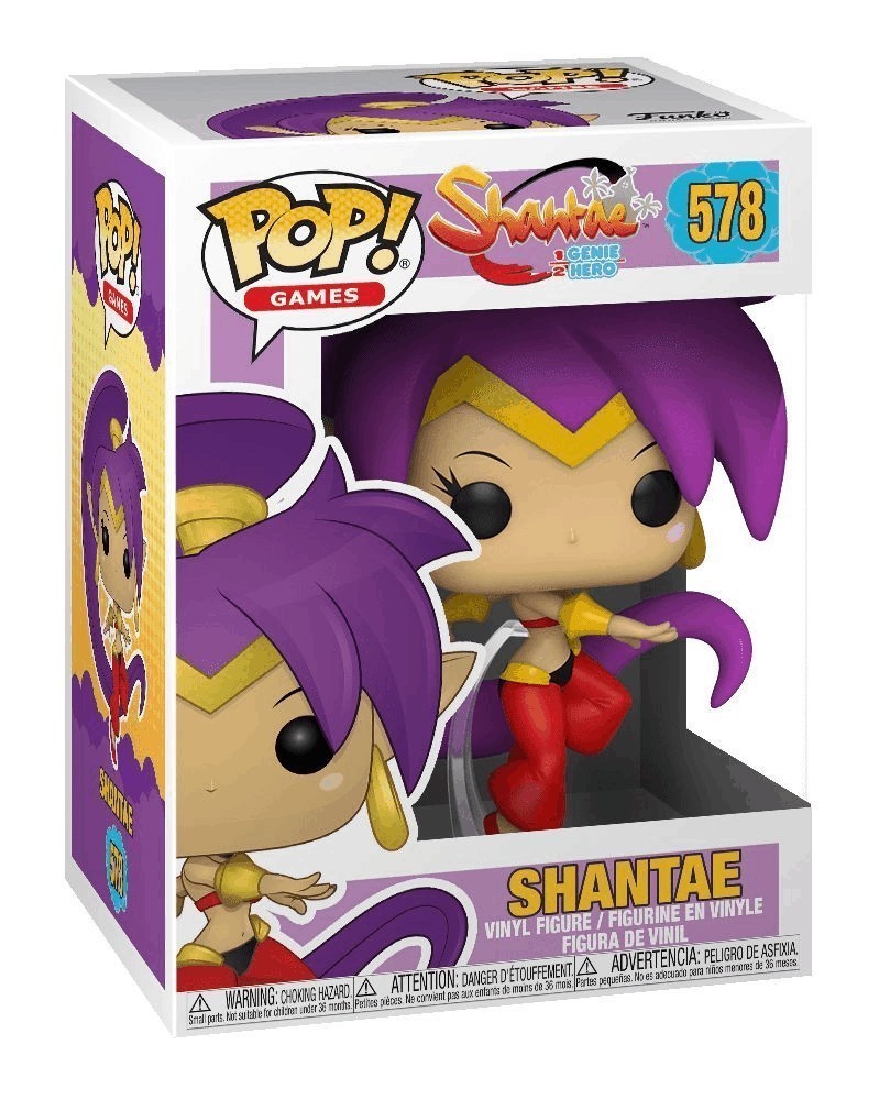 Funko POP Games - Shantae 1/2 Genie Hero - Shantae, caixa Funko POP Games - Shantae 1/2 Genie Hero - Shantae, caixa
