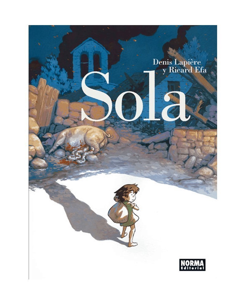 Sola, de Lapière & Efa  (Ed. em Castelhano) capa