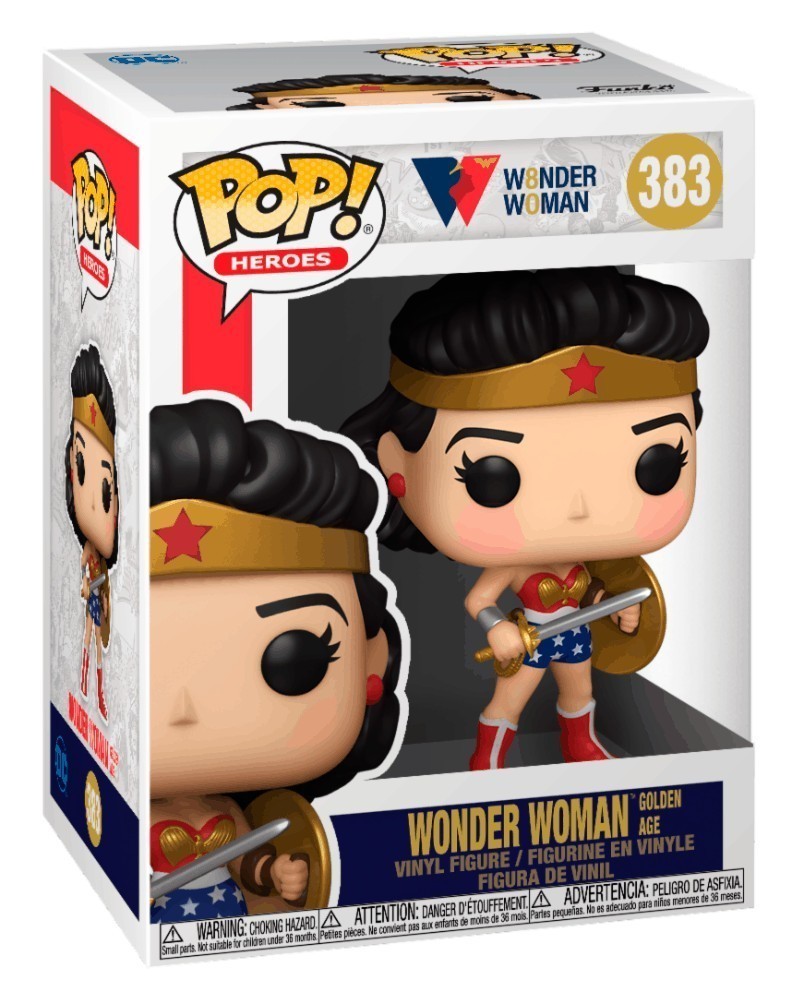 PREORDER! Funko POP WW 80th Anniversary - Wonder Woman (Golden Age) caixa