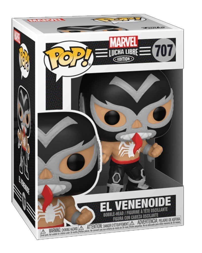 Funko POP Marvel - Lucha Libre - Venom El Venenoide caixa