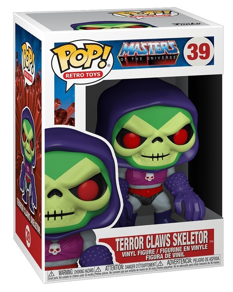 Funko POP Retro Toys - Masters of The Universe - Terror Claws Skeletor caixa