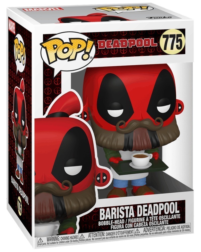 PREORDER! Funko POP Marvel - Deadpool 30th -  Barista Deadpool caixa