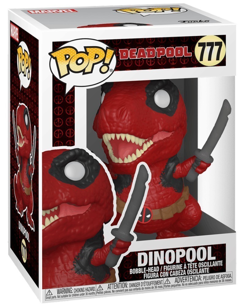 PREORDER! Funko POP Marvel - Deadpool 30th - Dinopool caixa