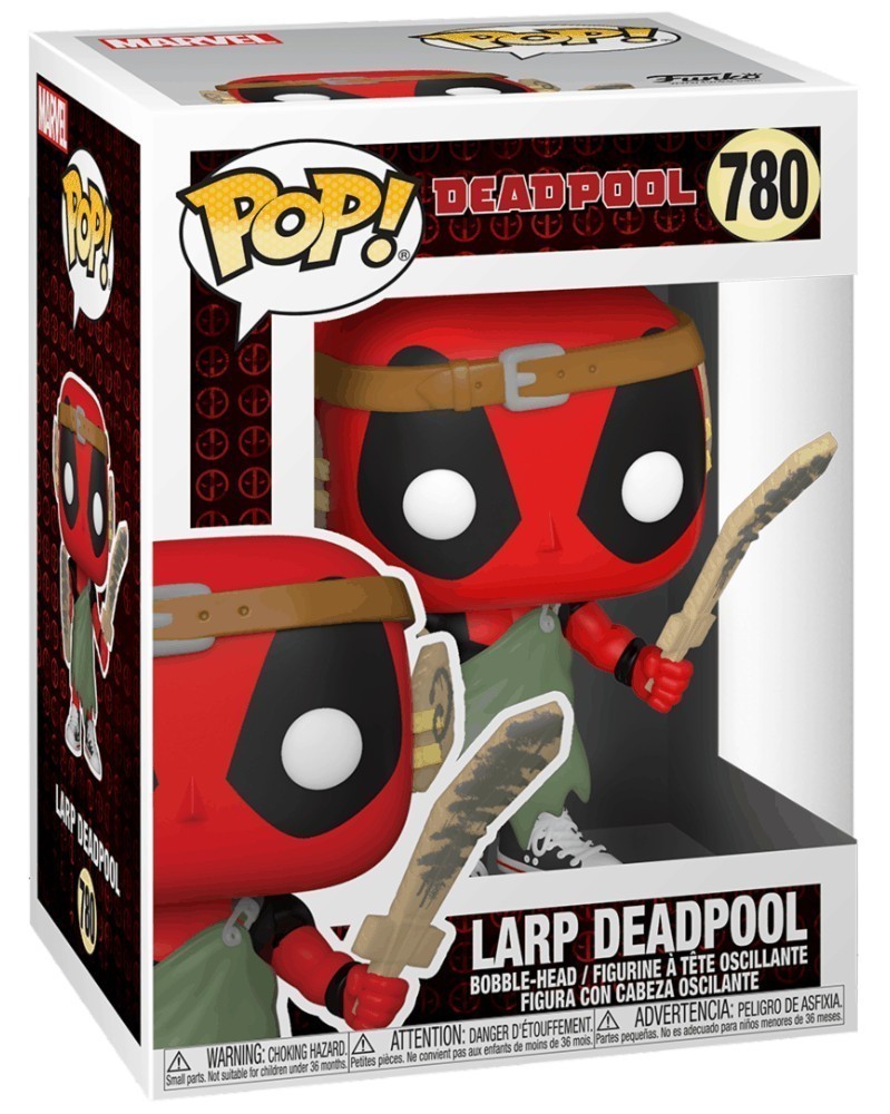 PREORDER! Funko POP Marvel - Deadpool 30th - LARP Deadpool caixa