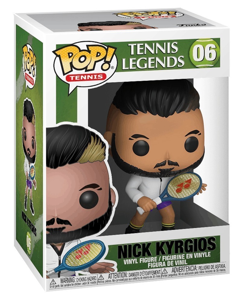 Funko POP Sports - Tennis Legends - Nick Krygios, caixa