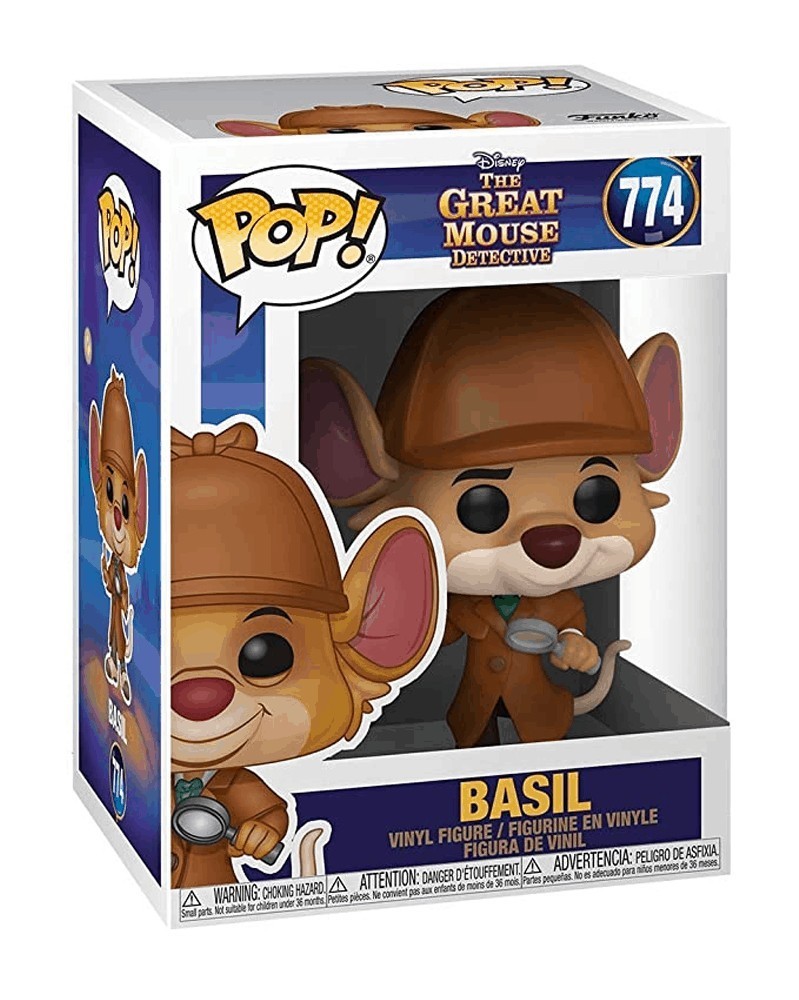 Funko POP Disney - The Great Mouse Detective - Basil caixa