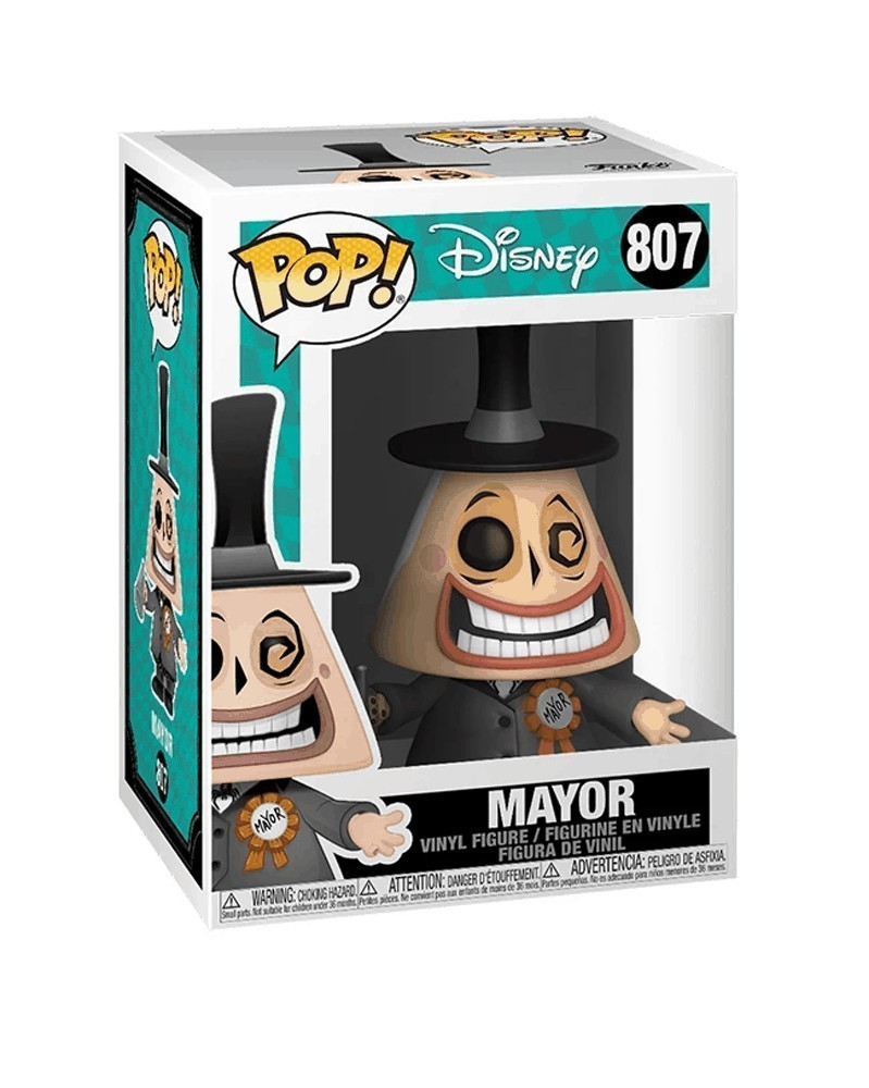 Funko POP Disney - Nightmare Before Christmas - Mayor (w/Megaphone) caixa