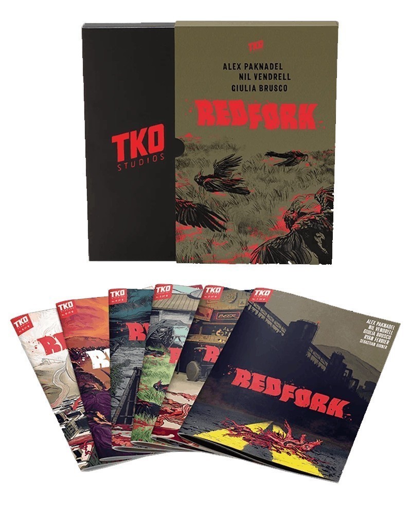 Red Fork: 6-issue Box Set, de Alex Paknadel e Nil Vendrell (TKO Studios)