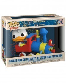 POP Disneyland 65th Anniv - Donald Duck on Casey Jr. Circus Train Attraction caixa
