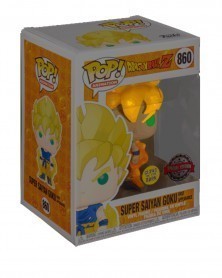 POP Anime - Dragonball Z - Super Saiyan Goku 1st Appearance (GITD) caixa