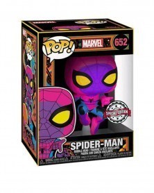 Funko POP Tees Box - Marvel - Spider-Man Black Light POP
