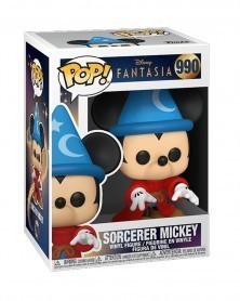 Funko POP Disney - Fantasia - Sorcerer Mickey caixa