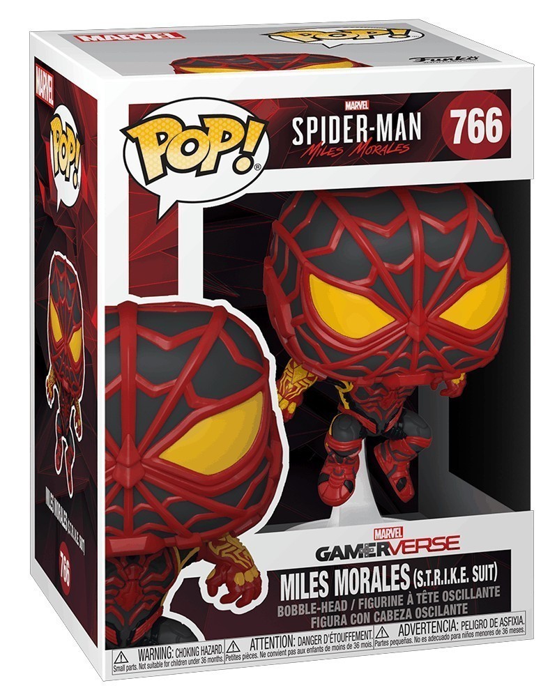 Funko POP Marvel - Spider-Man - Miles Morales (STRIKE Suit) caixa