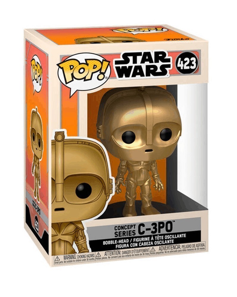 Funko POP Star Wars - Concept Series C-3PO caixa