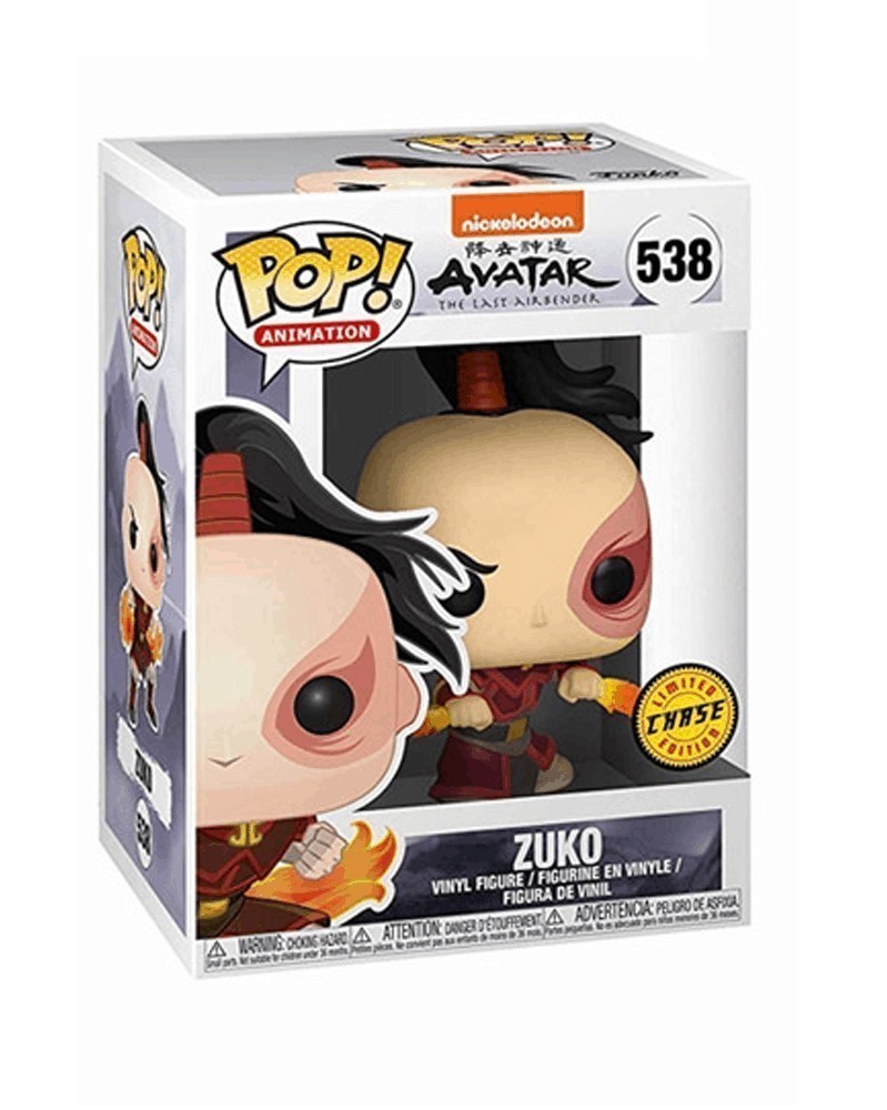 Funko POP Animation - Avatar The Last Airbender - Zuko (CHASE!) caixa Funko POP Animation - Avatar The Last Airbender - Zuko (CHASE!) caixa