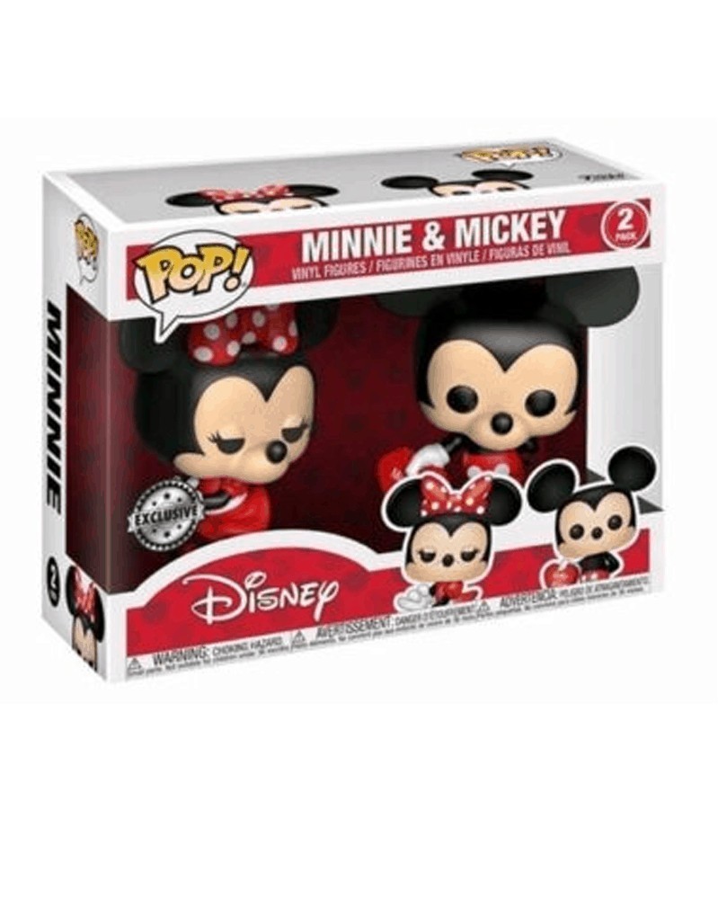 Funko POP Disney Valentine 2-Pack - Minnie & Mickey caixa