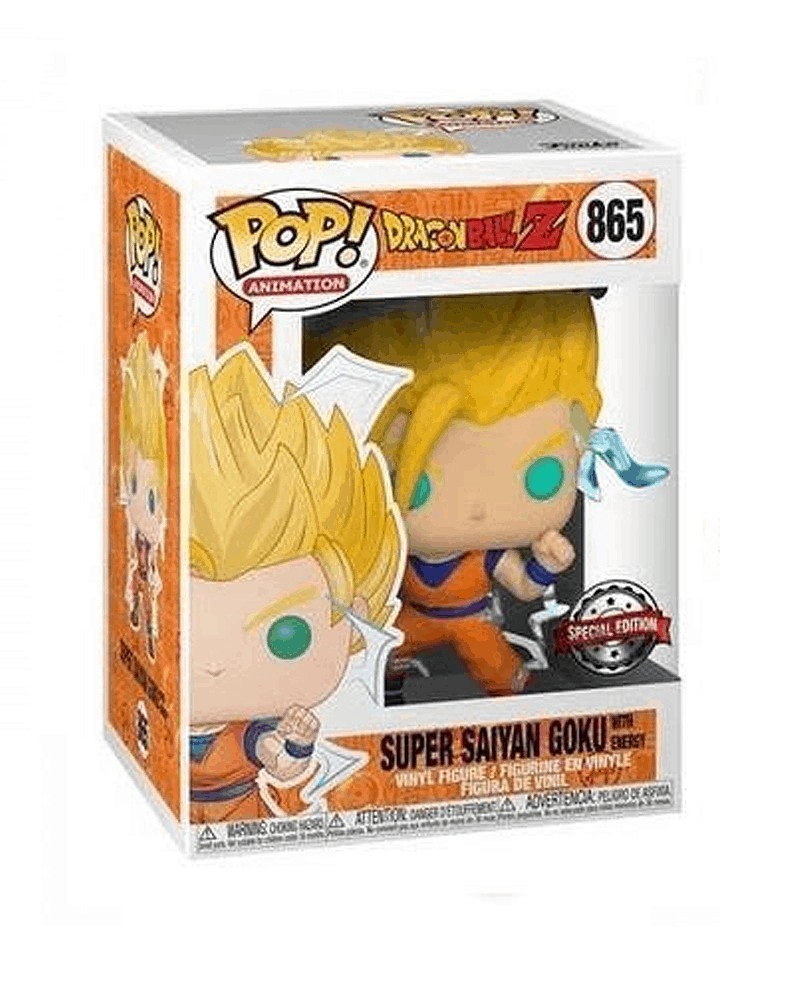 Funko POP Anime - Dragonball Z - Super Saiyan with Energy caixa